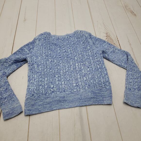 Brooks Brothers cable knit button cardigan sweater blue - Picture 8 of 9
